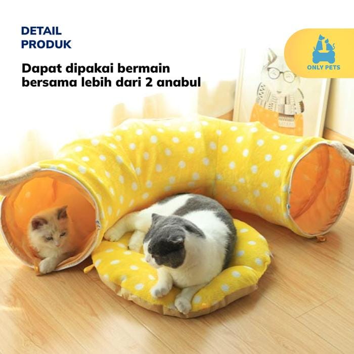 0ce48d7b9e4f47049a8b873eb56e596c~tplv-o3syd03w52-resize-jpeg_700_0 ONLY PETS Terowongan Kucing Lucu Ekonomis Berkualitas - Cat Tunnel Mainan Kucing