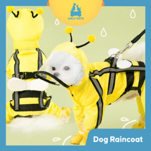 ONLY PETS Pet Raincoat Waterproof Jas Ujan Anjing Kucing Bentuk Unik