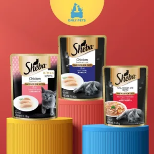 SHEBA Pouch 70gr Premium Wet Food All Variant Makanan Kucing Basah