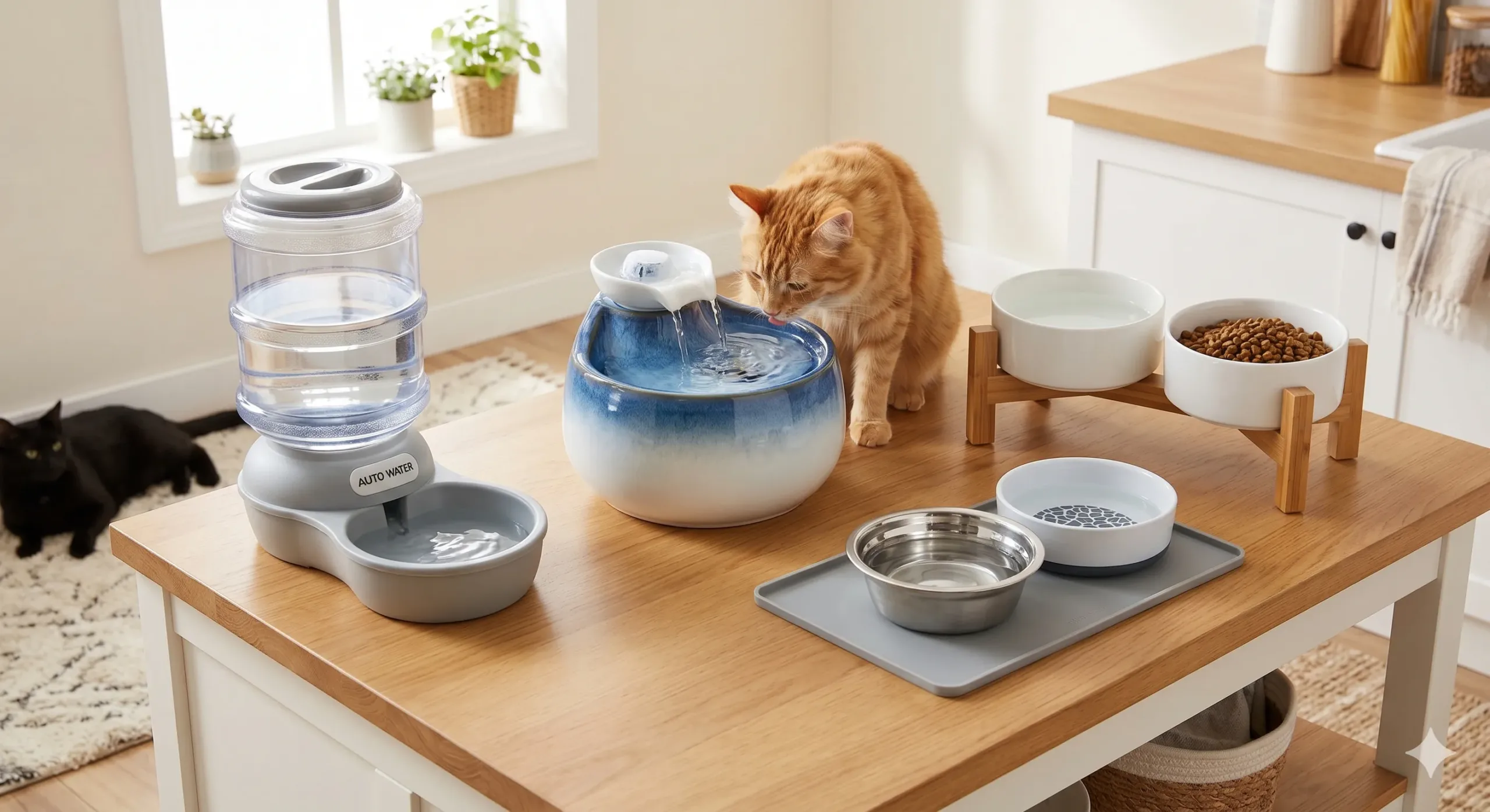 cara memilih dispenser minum kucing