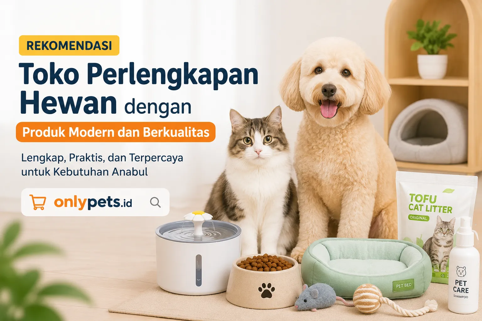 rekomendasi toko perlengkapan hewan