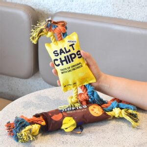 ONLY PETS Mainan Gigitan Anjing Bentuk Makanan Ringan Snack Biscuits Chewing Toys