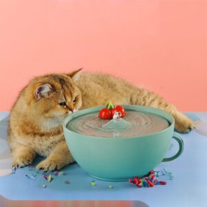 ONLY PETS Tempat Minum Mengalir Otomatis Bentuk Ceri Cherry Drinking Water Fountain Ceramic
