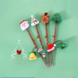 ONLY PETS Christmas Wand Cat Teaser Tongkat Boneka Mainan Edisi Natal