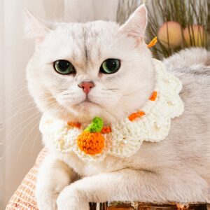 ONLY PETS Adjustable Pet Collar Aksesoris Rajutan Leher Kucing Anjing