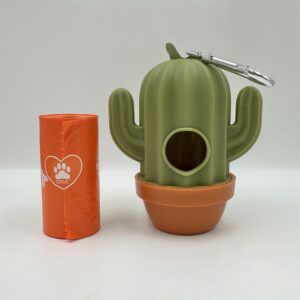 ONLY PETS Tempat Kantong Sampah Kotoran Anjing Kucing Kaktus Portable Portable Cactus Pet Poop Bag