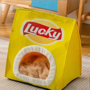 ONLY PETS Potato Chip Pet House Snack Bed Tempat Tidur Anjing Kucing