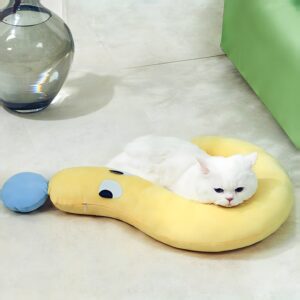 ONLY PETS Bantal Tidur Anjing Kucing Tulang Belakang Berbentuk Tanda Tanya Question Pet Pillow