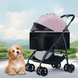 ONLY PETS Dorongan Troli Roda Anjing Kucing Luxury Pet Stroller