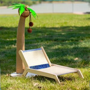 ONLY PETS Coconut Tree & Chair / Tent Garukan Kursi Pantai Musim Panas