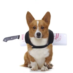 ONLY PETS Kostum Bentuk Pisau Daging Anjing Kucing Tema Halloween Cat Dog Butcher Knife Costume