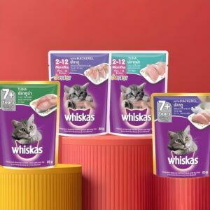 WHISKAS Pouch 80gr Wet Food All Variant Makanan Kucing Basah