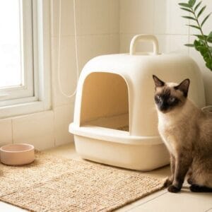 Cara Mengurangi Bau Litter Box di Rumah.