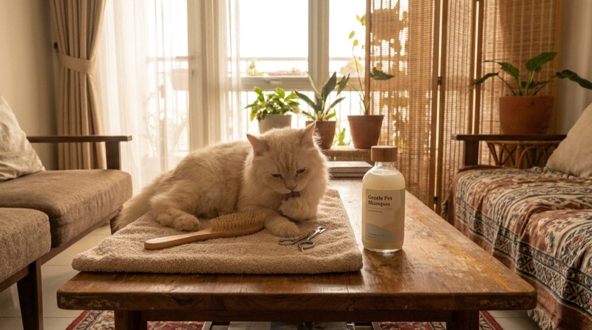 Grooming Kit Kucing Indoor yang Dibutuhkan.