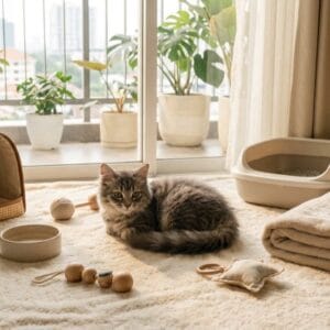 Makanan Kitten Dry, Wet, Snack, Topper.