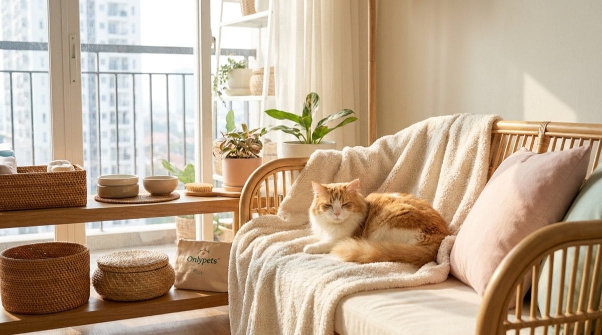 Pet Care Kucing Indoor di Rumah Kecil.
