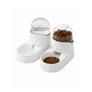 Round Pet Feeder Container