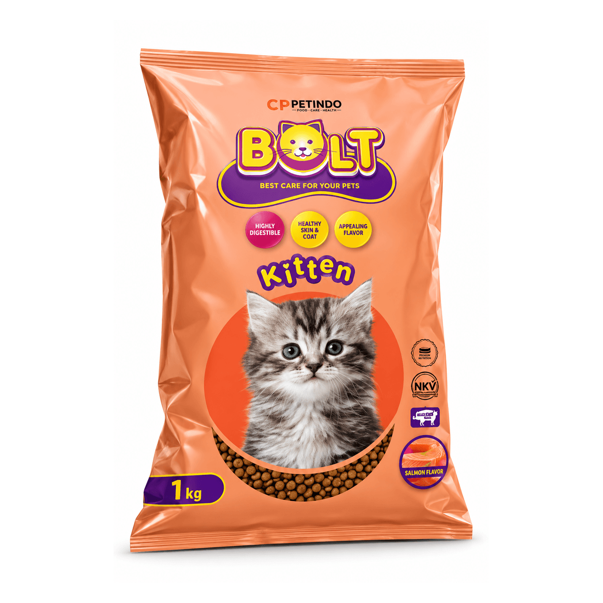bolt kitten salmon BOLT MOTHER & KITTEN CAT FOOD SALMON 1KG