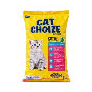 Cat Choize Dry Cat Food Kitten Salmon with Milk Flavour 1 kg