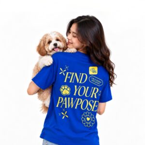 ONLYPETS EXCLUSIVE TEE FIND YOUR PAWPOSE EXCLUSIVELY