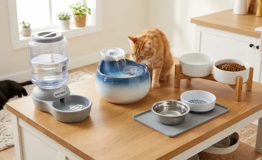 cara memilih dispenser minum kucing