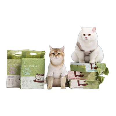 Paw Power Tofu Cat Litter 7L, edisi Kootie & Goldie